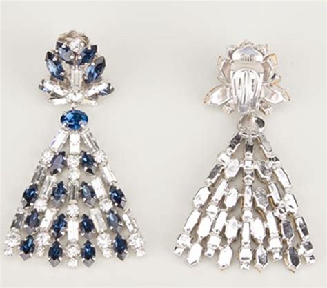 Unique and Glamour Christian Dior Earrings 1966 